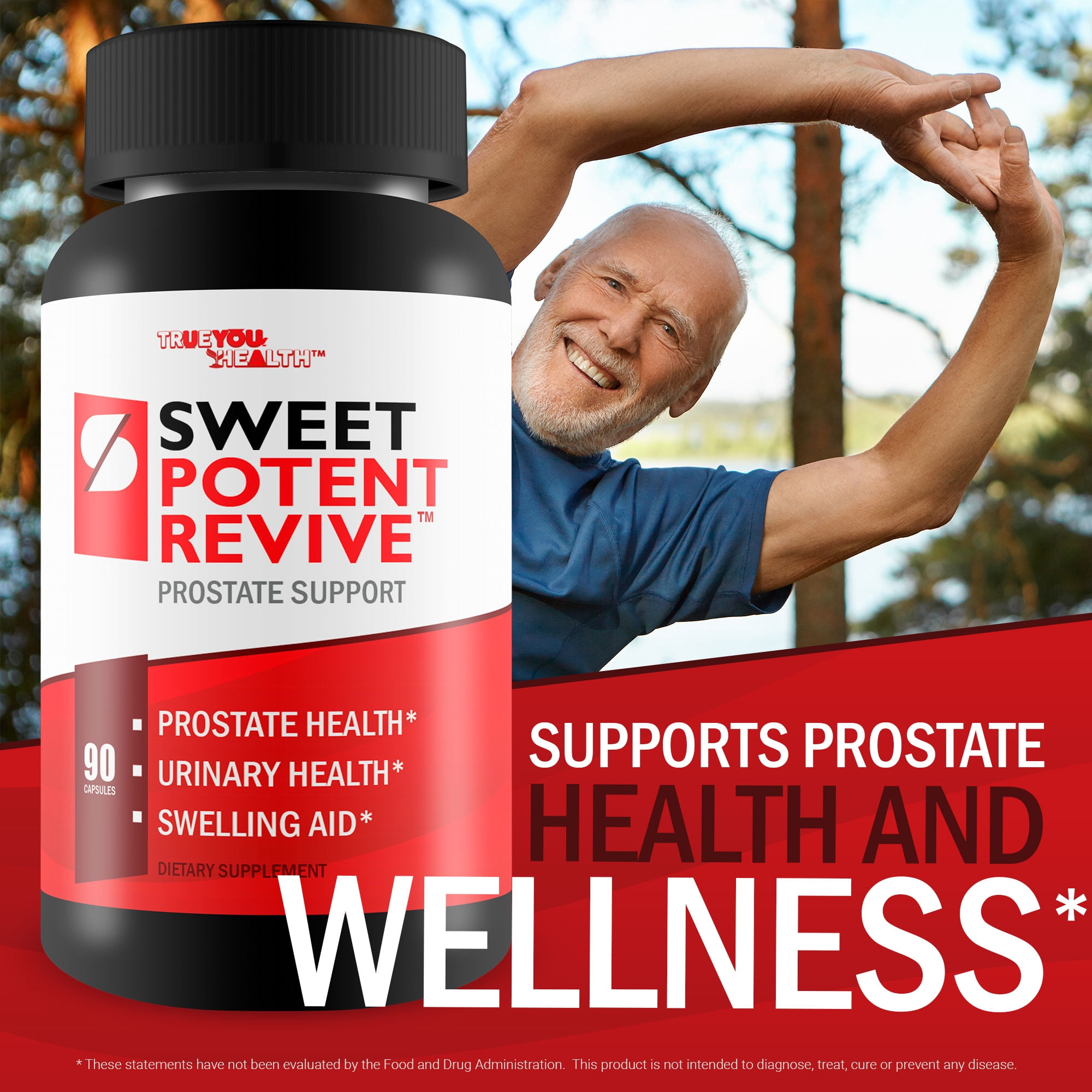 Sweet Potent Revive - Our Best Prostate Support Supplement for Men’s Health - Advanced Prostate Supplements for Men - Prostate Health Supplements for Men Prostate Pills for Prostate Health