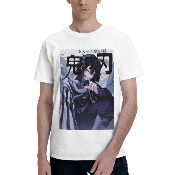 Camiseta de Manga Corta para Hombres Kimetsu no Yaiba