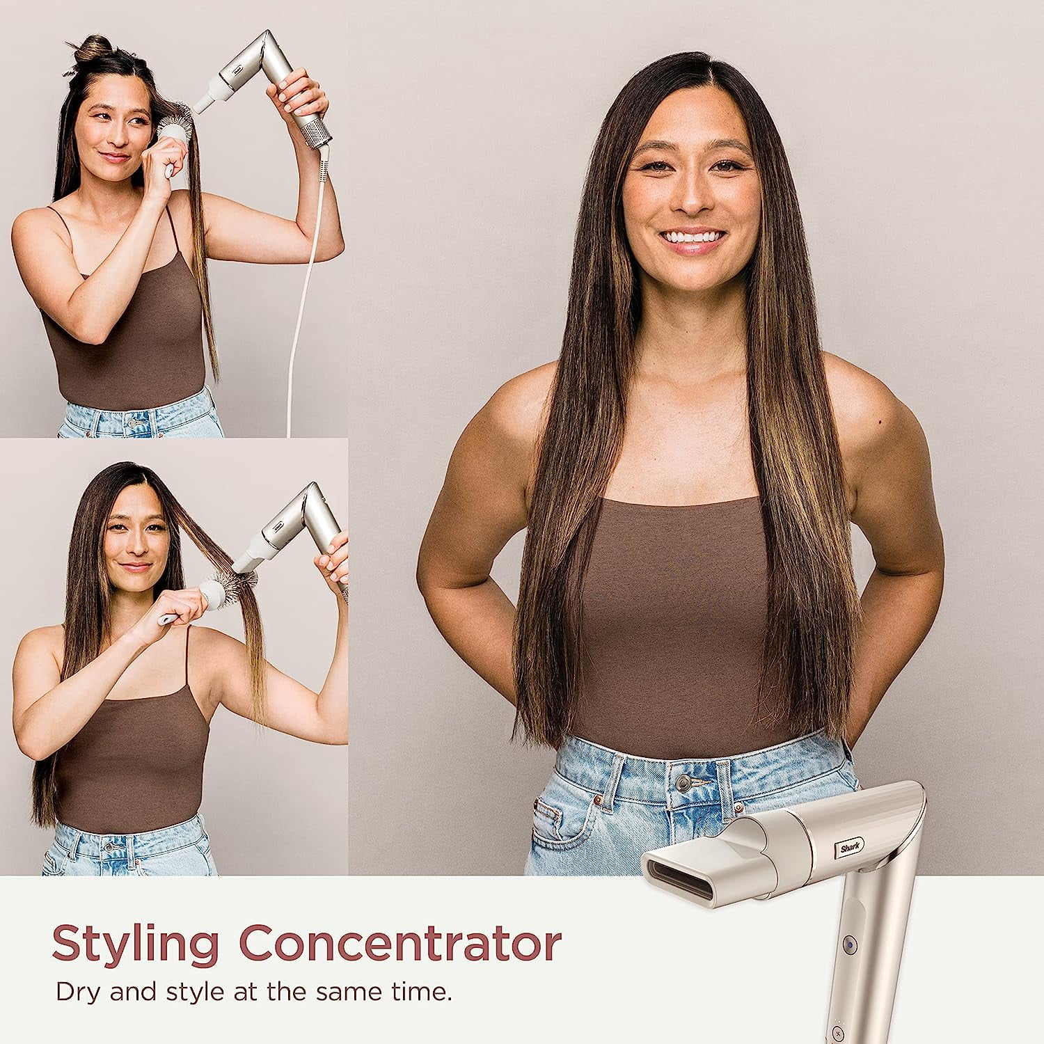 Shark FlexStyle Hyper Hair Dryer & Beauty Tools, Powerful MultiStyler, Straight & Wavy, HD430  (图4)