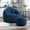 Blue, variant on Ywen Bean Bag Chairs, Gaint Bean Bag Couch with Memory Foam for Adults and Kids, Microfiber Upholstered Sofa with Ottoman, Comfy Lazy Bean Bag Reading Chair for Living Room