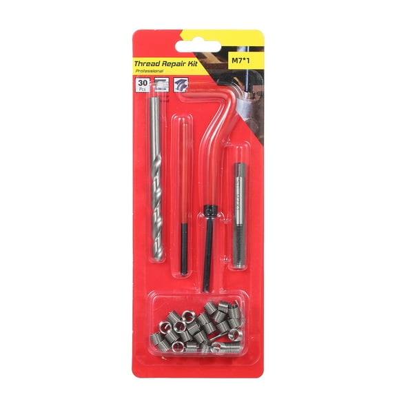 Thread Insert Kit,M6 M8 M7 * 1 Coil Tool M7 M14 Coil Tool 30pcs Kit M5 M8 Tool M7 * M14 Helicoil Car M14 Helicoil M5 M6 M8 Car Coil Kit M5 M6 Huiop