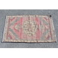 thumbnail image 3 of Muted Rug, Turkish Rug, Pink Rug, 2.6x4.6 ft, Handmade Rug, Small Rug, Oushak Rug, Decor Rug, Organic Rug, Oriental Rug, Vintage Rug, 7882, 3 of 9