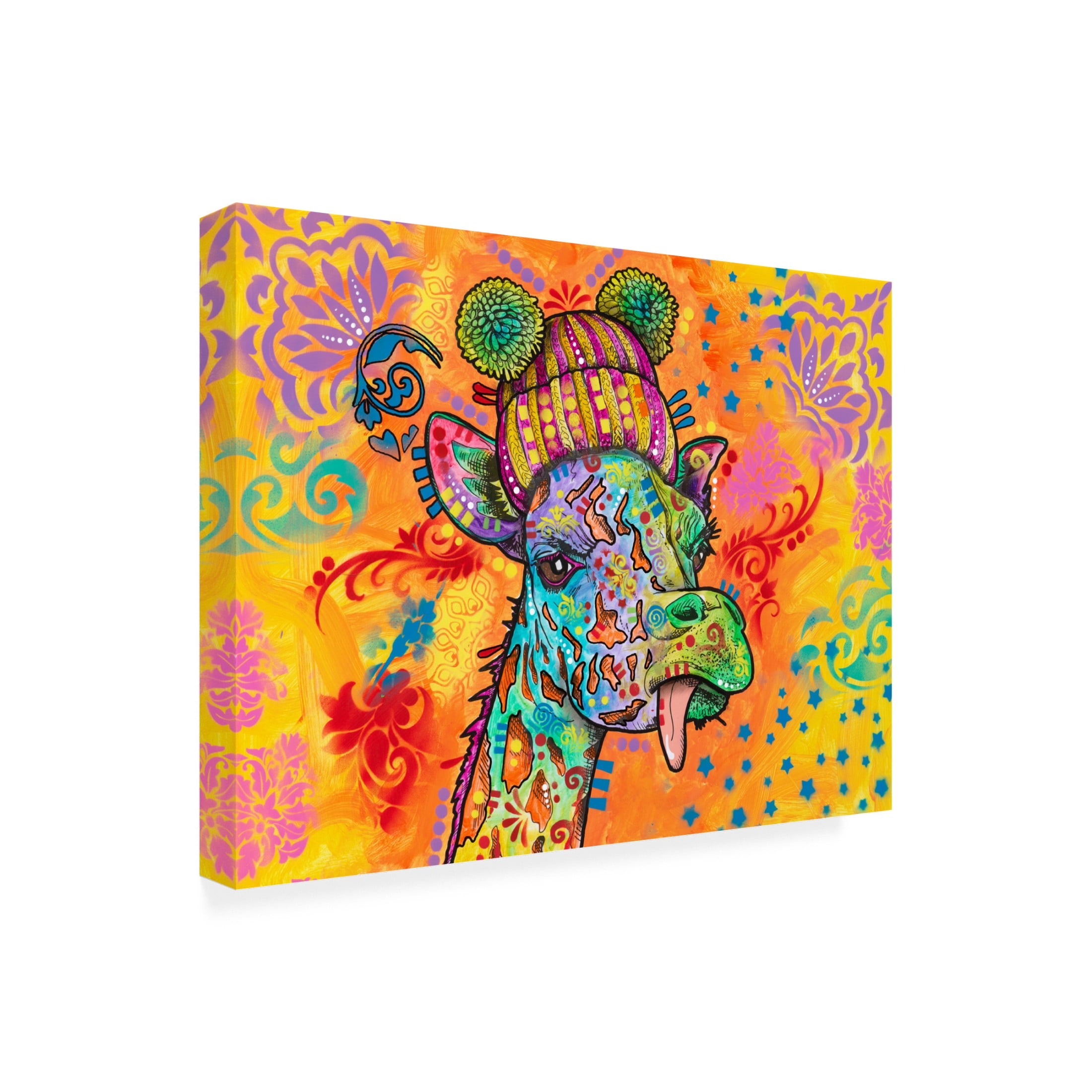 Canvas Wall Art - Dean Russo 'Styling Longneck' Wall Art for Living Room, Bedroom, or Office Décor by Trademark Fine Art - 47 x 35 Inches
