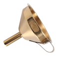 thumbnail image 2 of Stainless Steel Funnel Kitchen Oil Liquid Funnel With Detachable Filter/Strainer for Canning Kitchen Tools-gold, 2 of 5