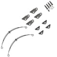 thumbnail image 3 of VGEBY Rear Leaf Spring, Heavy Duty Steel Rear Leaf Type Suspension Set RC Vehicle Parts For 1/14 Truck, 3 of 8
