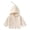 Beige, variant on Toddler Waffle Knit Hooded Shirt Spring Fall Long Sleeve Kids Plain Hoodie Pullover Top for Boys Girls