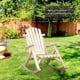 thumbnail image 5 of Mecedora de Madera Zimtown Adirondack para Patio Color Madera, 5 of 7