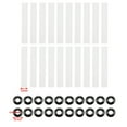 thumbnail image 4 of Bgsha 20 Pcs Manchons de Rouleau Silencieux Charnière de Porte de Garage Manchons de Rouleau Silencieux avec Écrous Roulements Joints de Tiges pour Rouleaux avec Tiges, 4 of 10