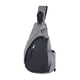thumbnail image 4 of Bolso de hombro ajustable, transpirable, impermeable, de gran capacidad, mochila de una sola correa para viajes al aire libre, escuela, forma de gota gris, 4 of 15