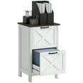 thumbnail image 1 of HOMCOM File Cabinet with 2 Drawers Filing Cabinet for A4 Letter, White, 1 of 10