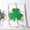 S, variant on HOARBOEG St. Patrick's Day Door Hanger, Shamrock Wooden Welcome Sign for Front Door, Farmhouse Holiday Decor with Jute Rope, 11.8x11.8in Green Clover Decoration