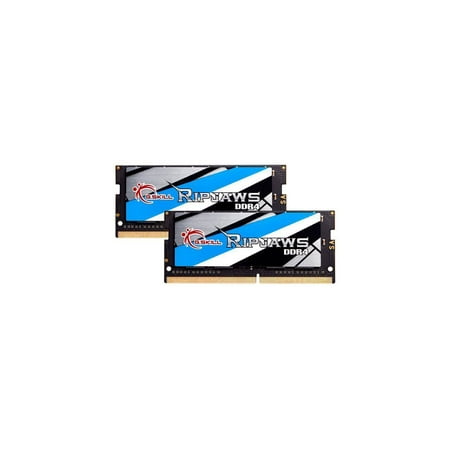 G.SKILL Ripjaws Series 16GB (2 x 8GB) 260-Pin DDR4 SO-DIMM DDR4 3200 (PC4 25600) Laptop Memory Model F4-3200C22D-16GRS