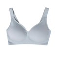 thumbnail image 3 of ALLLIST Seamless Womens Bras Wirefree Push up Bralette Plain Blue Comfy T Shirt Ladies Bras Size M-5XL, 3 of 4