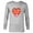 Athletic Heather, variant on Ewok Wicket Our Love Will Endor Valentine’s Day - Long Sleeve T-Shirt for Men - Customized-Black
