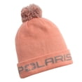thumbnail image 2 of Polaris  Womens Northstar Beanie Pom Soft Blend Cozy Warm Winter Cotton Hat - Pink - One 2862537, 2 of 3