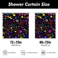 thumbnail image 5 of Durable Waterproof Polyester Shower Curtain Odorless Perfect for Your Bathroom Decor 72x72inch, 5 of 5