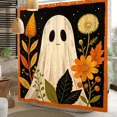 thumbnail image 6 of Tchckioa Shower Curtain for Apartment,Halloween Ghost Waterproof Hooks Bath Curtain,60x72 Inch, 6 of 8