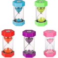 thumbnail image 1 of Set Of 5 Hourglasses For Children, Hourglass Function, Hourglass Colors, Kitchen Watch, Kitchen Timer With Hourglass, 3, 5, 10 And 30 Minutes..., 1 of 5