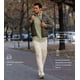 thumbnail image 4 of Joggers Fioboc para hombre, algodón blanquecino con bolsillos, talla M, 4 of 6