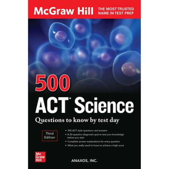 Pre-Owned 500 ACT Science Questions to Know by Test Day, Third Edition (Paperback) 1264278217 9781264278213