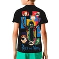 thumbnail image 2 of Rick And Morty Kids' Short Sleeve T-Shirt Print Tee Shirts For Boys & Girls Summer Casual Wear Fashion Top Blouse Medium, 2 of 9