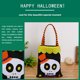 thumbnail image 4 of Inteprter Bolsa de dulces Accesorios de Halloween con asa Parche de calabaza Accesorios para festivales Arreglo de escena de tela Paquete de Kits de decoración para fiestas Negro/Calabaza, 4 of 6