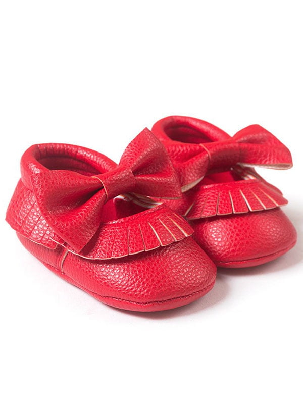 red baby shoes size 3