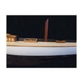 thumbnail image 6 of Handmade Yacht Model - Wooden Ship Decor, Nautical Collectible, Vintage Boat Display, Home & Office Decor, 35.5 Inch, 6 of 10