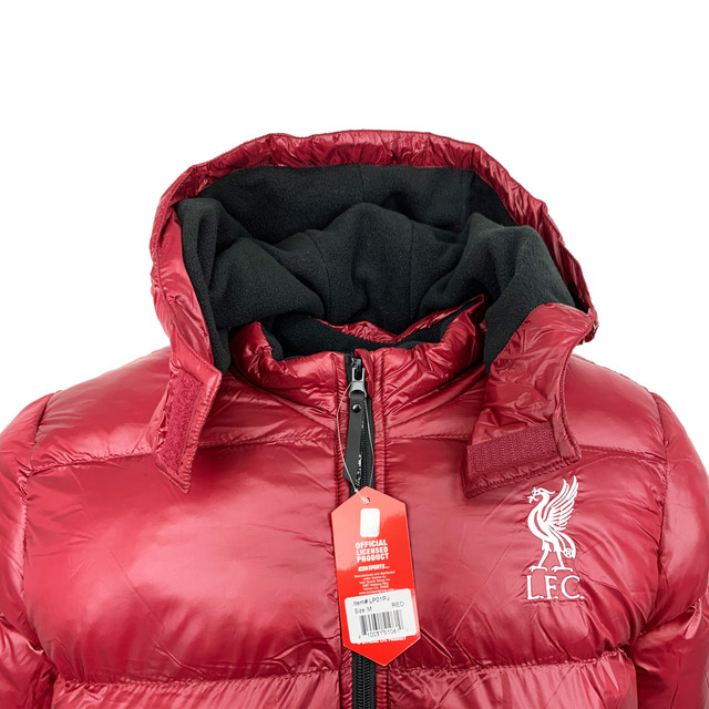 Liverpool Winter Jacket, With Removable Hood, Licensed Liverpool Puffer Jacket (YL) - image 4 of 5