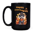 thumbnail image 2 of Happy Thanksgiving Schnauzer Welcome Thankful Fall Autumn Pumpkin Mug Miniature Schnauzer Dog Lover Coffee Tea Cup - 02021, 2 of 4