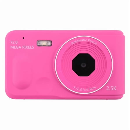 Digital Camera 16x Digtal Zoom Auto Focus 2.5K HD 72MP Camcorder for Home Outdoor Travel Red