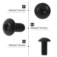 thumbnail image 2 of 200pcs Carbon Steel Button Head Hex Socket Screw Bolt Allen Socket Screw, 2 of 6