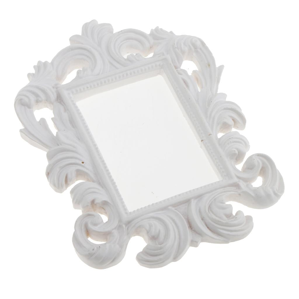 Vintage Extra Large Ornate White Picture Frame