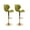 Green - Velvet, variant on Guyou Adjustable Swivel Bar Stools Set of 2, Modern Velvet Counter Height Chairs with Backrest and Footrest for Kitchen Island Bar Restaurant, Green