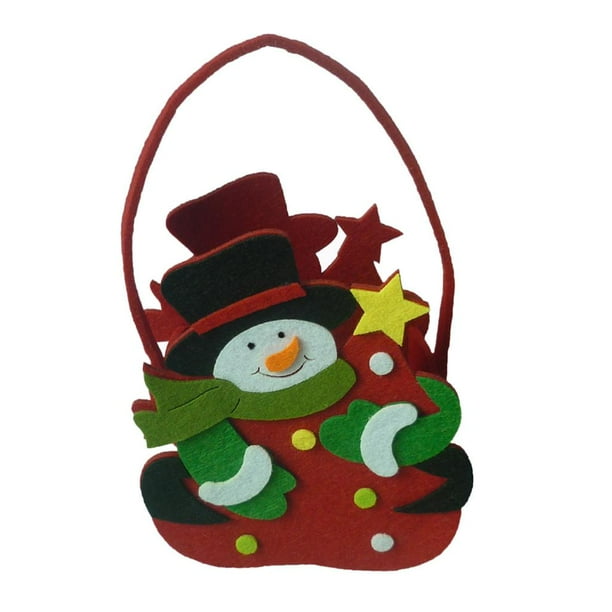 Bolsas de dulces de Navidad Colcomx Bolsa navideña para fiesta rojo