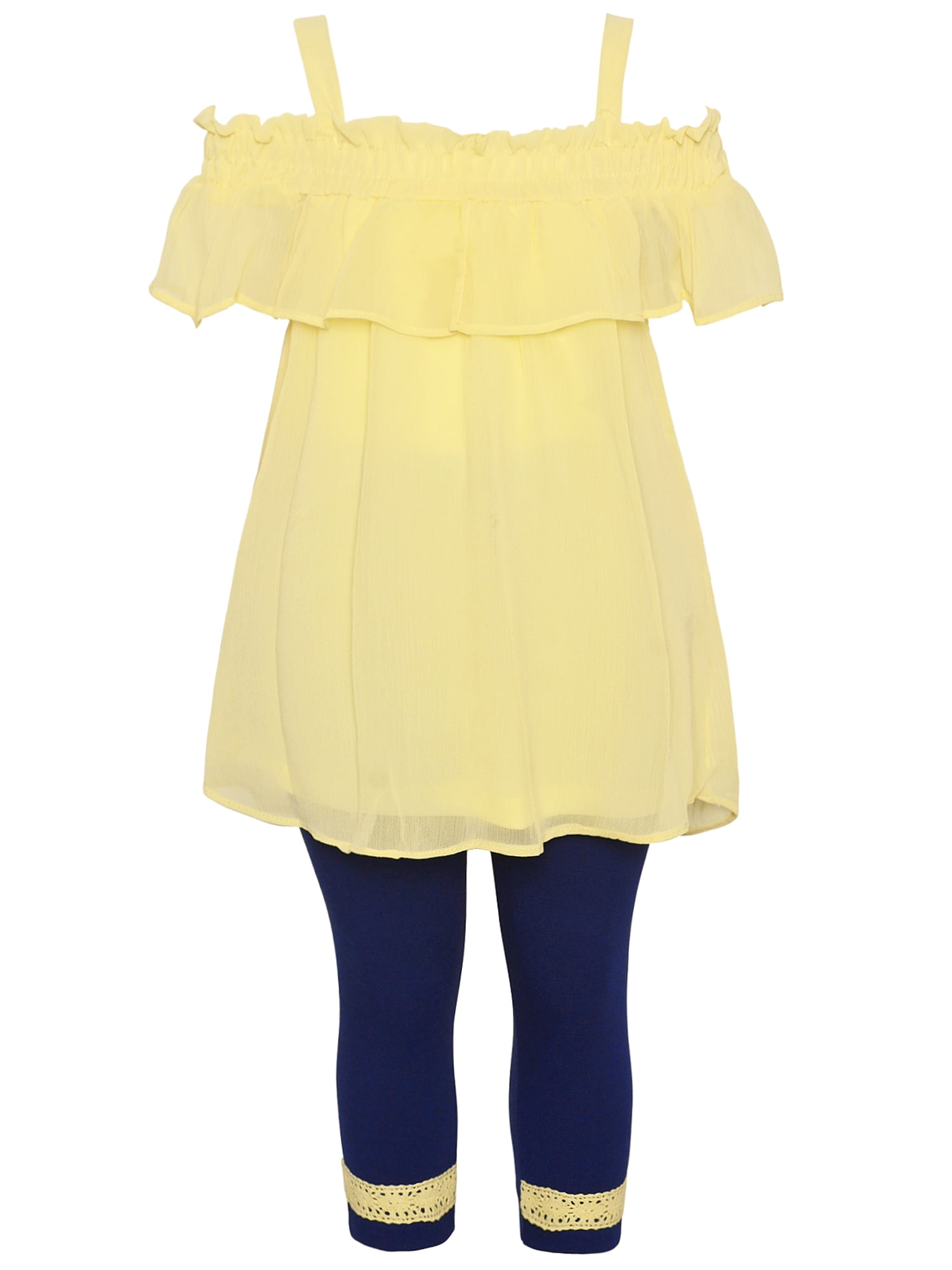 matching leggings for yellow top