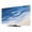 Blue, Cyan, White, variant on Indoor Elastic TV Cover, Navy Blue Summer Beach Dust Proof TV Screen Slipcover Protection, Coastal Ocean Nautical Seaside Stretch Waterproof Monitor Fitted 24" TV Covers for Inside