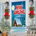 thumbnail image 5 of Christmas Door Cover Christmas Door Banner 80x35 Inch Snowman Print with Hanging Rope Suitable for Party Front Door Wall Merry Christmas Party Supplies Holiday Cheer, 5 of 6
