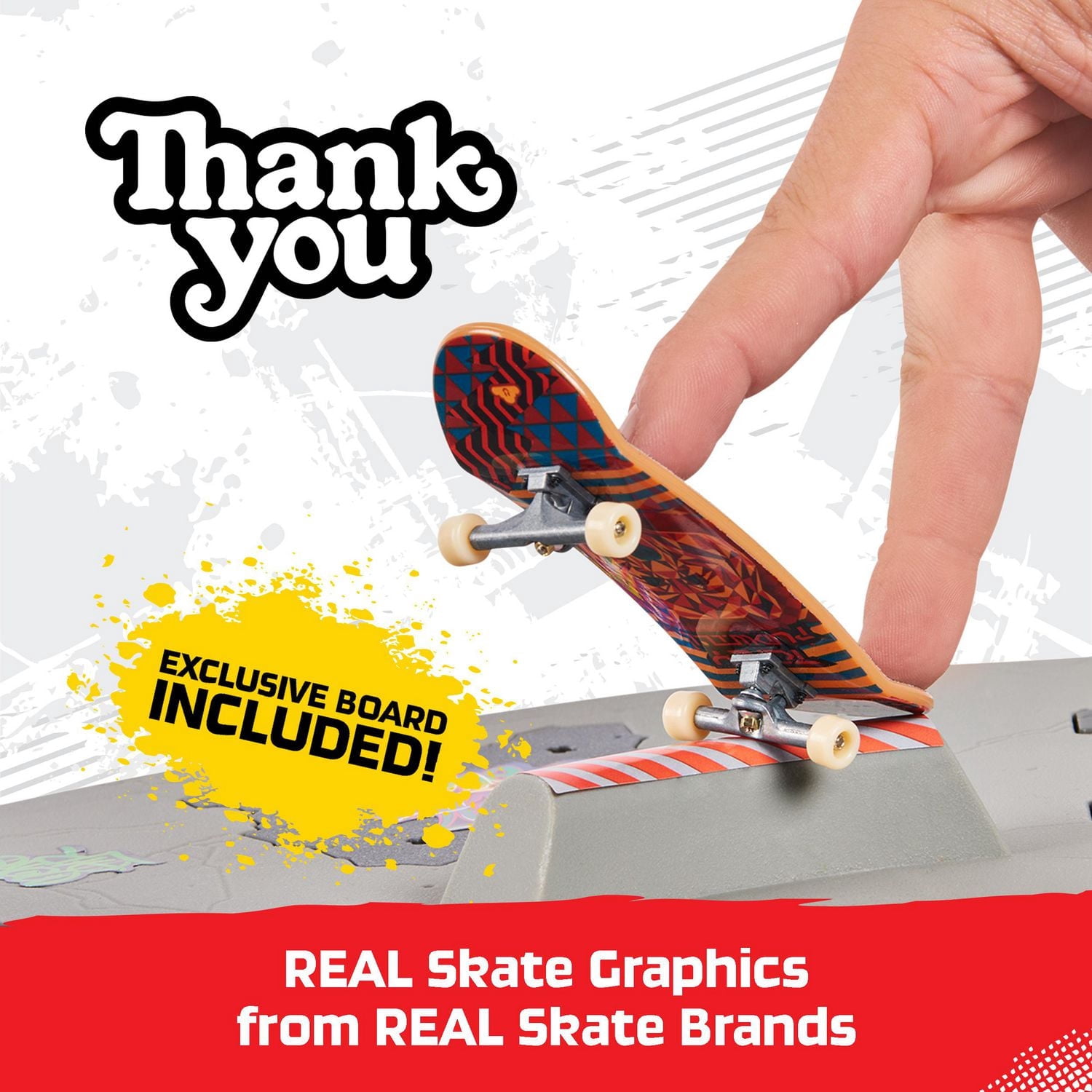 Tech Deck, Shredline 360 Motorized Skate Park, X-Connect Creator, Customizable and Buildable Turntable Ramp Set with Exclusive Fingerboard, Kids Toy for Boys and Girls Ages 6 and up