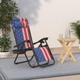 thumbnail image 2 of Juego de 2 sillones ajustables de malla de acero Zero Gravity, 2 of 8