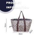 thumbnail image 2 of Bolsa de mano grande, suave, reutilizable, plegable, bolsa de almacenamiento térmica, para trabajadores de oficina, picnic, senderismo, playa, pesca, 2 of 6