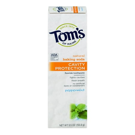 Tom's Of Maine Cavity Protection Toothpaste Peppermint, 5.5