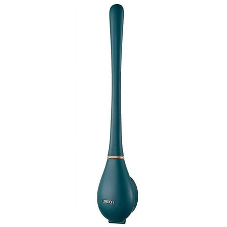 HOARBOEG Blue Comode Brush Set Silicone Commode Brush Toilet Scrubber Long Handle Toilet Brush Toilet Cleaning Brush With 1x Non Punching Sticker