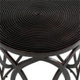 thumbnail image 2 of Surya Earnshaw 16" Modern Style Metal End Table in Black Finish, 2 of 3