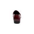 thumbnail image 7 of Stacy Adams Spratley Moc Toe Saddle Slip On Dress Shoes Burgundy 25686-601, 7 of 7