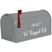 VWAQ Personalized Address Mailbox Decal Set