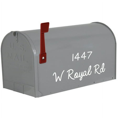 VWAQ Personalized Address Mailbox Decal Set
