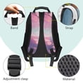 thumbnail image 6 of KUIFORTI Pink Cherry Blossom Axolotl Kids Backpack Polyester School Bag with Multiple Organizer Pockets for Elementary Middle Girls Back to School Essentials Gifts, 6 of 7