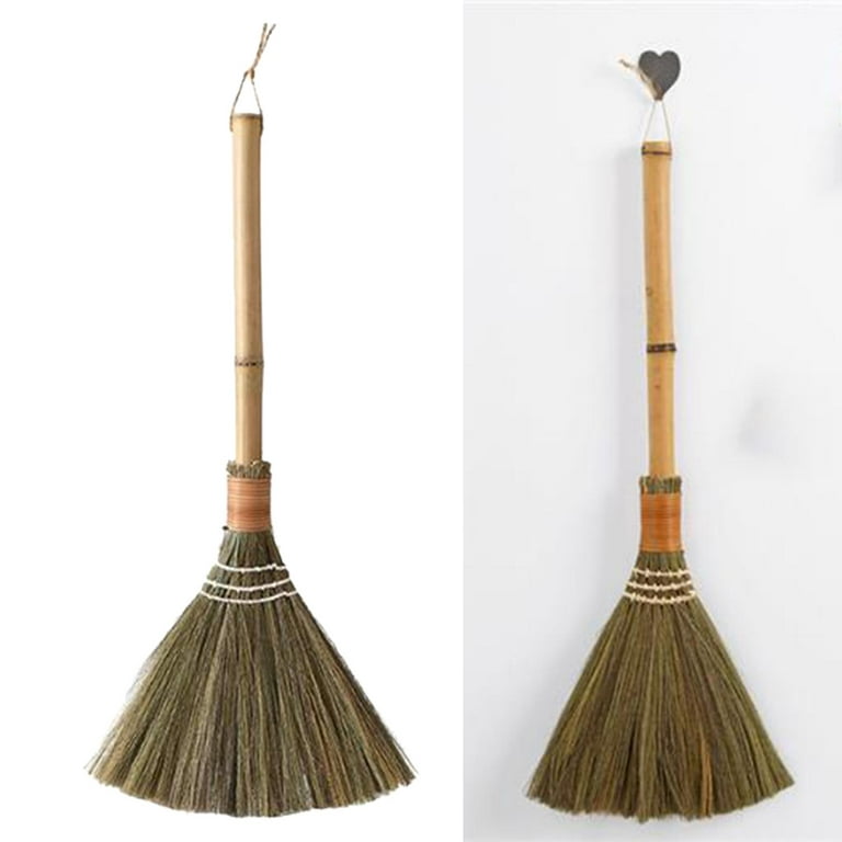 HAKIDZEL Heavy Duty Broom Outdoor Broom Soft Bristle Cleaning Brush Broom  Indoor House Brooms for Sweeping Indoor Carpet Brushes for Cleaning