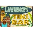 thumbnail image 1 of Lawrence's TIKI BAR Island Sign Metal Wall Decor 12 x 18 Matte Finish Metal 112180058299, 1 of 1